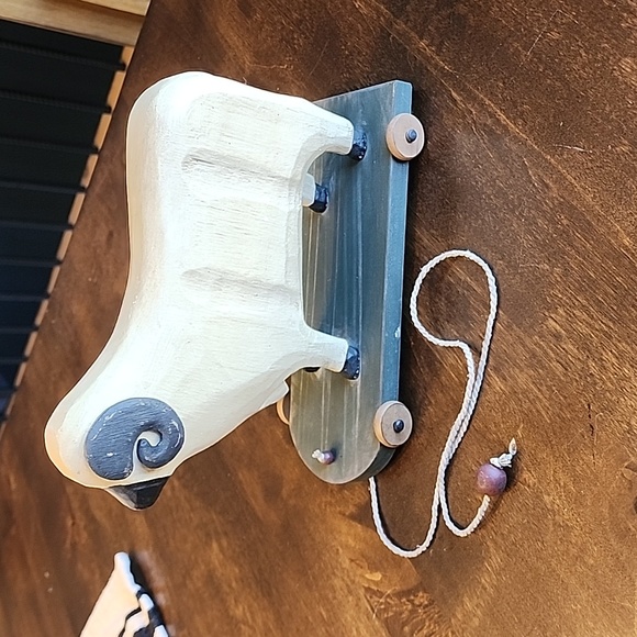 Primitive country sheep decoration statue decor - Picture 1 of 4